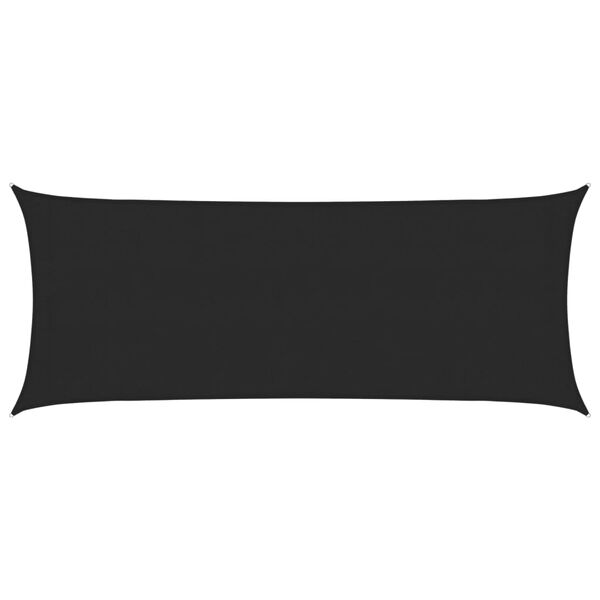 vidaXL Aurinkopurje 160 g/m&sup2; musta 2x5 m HDPE