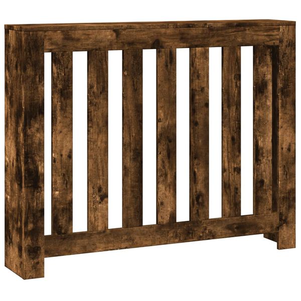 vidaXL L&auml;mp&ouml;patterin suoja savutammi 104x20x82 cm tekninen puu