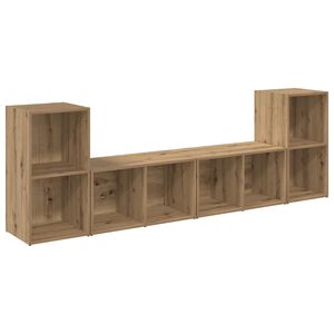 vidaXL TV-tasosetti 4 kpl Artisan tammi Tekninen puu