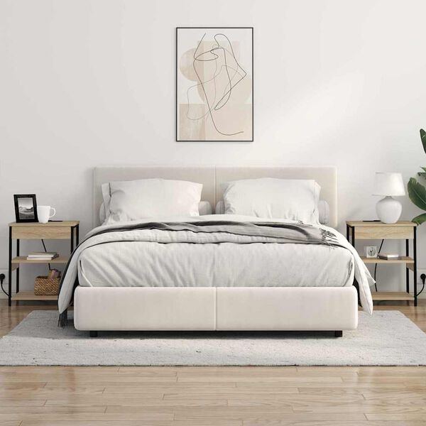 vidaXL Y&ouml;p&ouml;yt&auml;kaappi Sonoman tammi 41 x 31 x 51 cm Tekninen puu