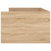vidaXL S&auml;ngynrunko laatikoilla Sonoma-tammi 100x200 cm