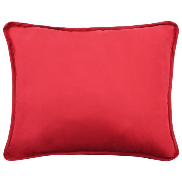 vidaXL 3-osainen talvipeittosarja viininpunainen 240x220/60x70 cm