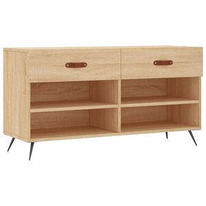 vidaXL Kenk&auml;penkki Sonoma-tammi 102x35x55 cm tekninen puu
