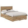 vidaXL S&auml;ngyn runko Artisan tammi 4FT Small Double Tekninen puu