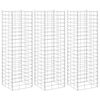 vidaXL Korotetut kivikorit 3 kpl 30x30x100 cm rauta