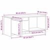 vidaXL TV-tasosetti Vanha Puu 90 x 35 x 40 cm Tekninen puu