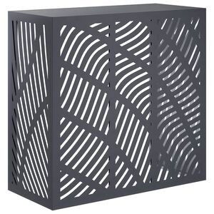 vidaXL Ilmastointilaitteen suoja Antrasiitti 110 x 50 x 105 cm Ter&auml;s