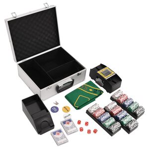 vidaXL Pokeri pelimerkkisarja 300 kpl 11,5 g