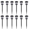 Aurinkovoimalla Toimiva LED Ulkovalosarja 12 kpl 8,6 x 8,6 x 38 cm