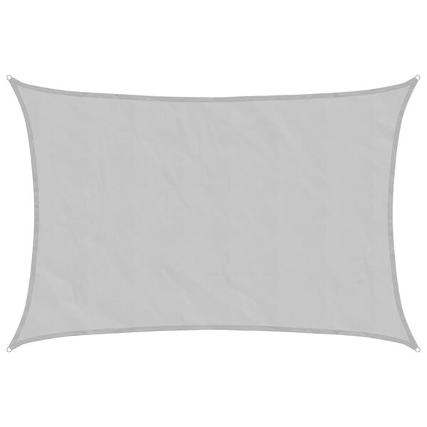 vidaXL Aurinkopurje vaaleanharmaa 3x2 m 100% Oxford polyesteri