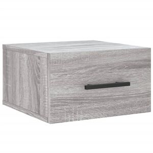 vidaXL Sein&auml;kiinnitett&auml;v&auml; y&ouml;p&ouml;yt&auml; harmaa Sonoma 35x35x20 cm