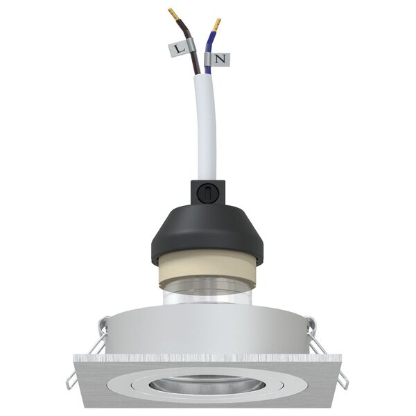 vidaXL Kohdevalo 24 pcs Hopea 9 x 9 x 2 cm Alumiini