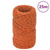 vidaXL Venek&ouml;ysi oranssi 2 mm 25 m polypropeeni