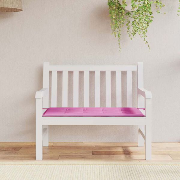 vidaXL Puutarhapenkityyny Pinkki 100 x 50 x 4 cm Oxford-kangas