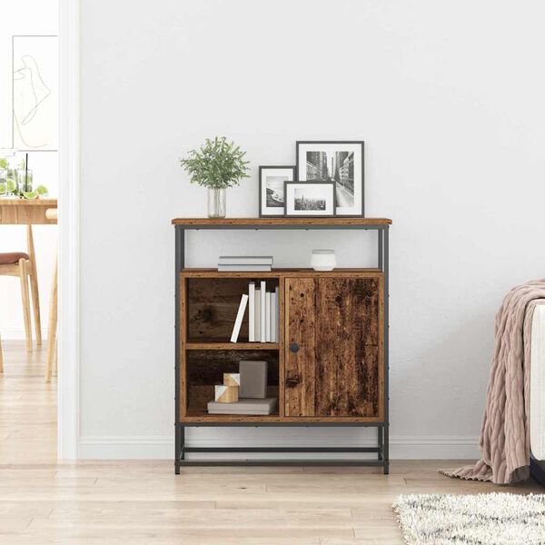 vidaXL Sivup&ouml;yt&auml; Vanha puu 69 x 35 x 80 cm Tekninen puu