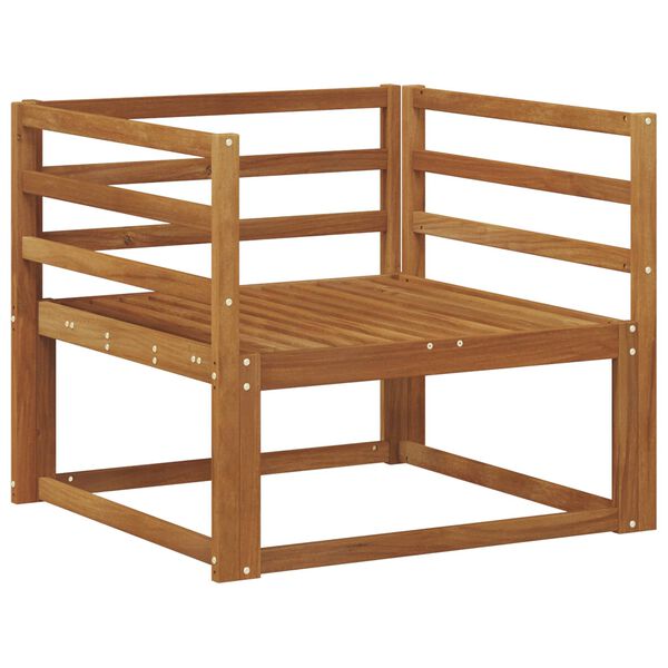 vidaXL Ulkotilan keskisohva Tihe&auml; akasiapuu Luonnollinen