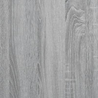 vidaXL Leipurinhylly harmaa Sonoma 90x40x84 cm tekninen puu ja metalli