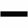 vidaXL Kelluva sein&auml;hylly musta 120x23,5x3,8 cm MDF