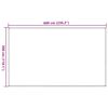 vidaXL Telttamatto 300x600 cm ruskea