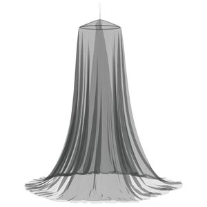 vidaXL Hyttysverkko s&auml;ngylle 3 kpl 156 mesh Musta ⌀56 x 220 cm