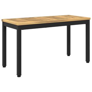 vidaXL Puutarhapenkki 80,5 x 35 x 45 cm Tihe&auml; akasiapuu Suorakaide