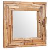 vidaXL Koristeellinen Peili Tiikki 60x60 cm Neli&ouml;