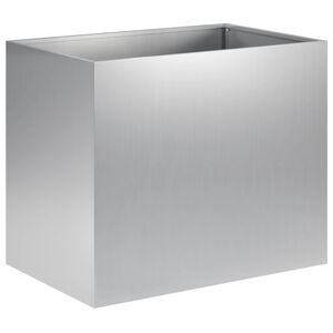 vidaXL Puutarha ruukku Hopea 60 x 40 x 50 cm Galvanoitu ter&auml;s