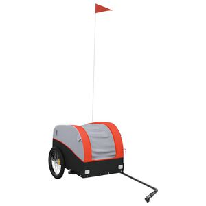 vidaXL Polkupy&ouml;r&auml;n per&auml;k&auml;rry musta ja oranssi 30 kg rauta
