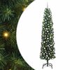 vidaXL Tekojoulukuusi jalustalla Vihre&auml; 210 cm PVC, ter&auml;s ja muovi