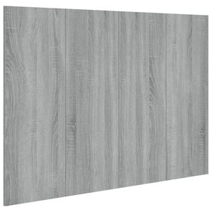 vidaXL S&auml;ngynp&auml;&auml;ty harmaa Sonoma 120x1,5x80 cm tekninen puu