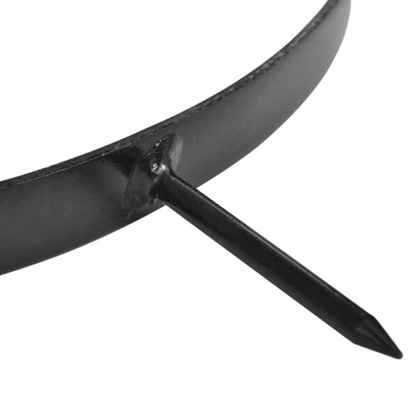 vidaXL Nurmikkojyrä 5 ilmausvanteella 30 cm musta