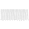 vidaXL Verkkoverho verhoilla Valkoinen 120 x 400 cm Polyesteri
