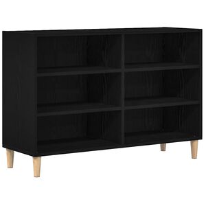 vidaXL Sivup&ouml;yt&auml; 103,5 x 35 x 70 cm Tekninen puu Musta tammi.