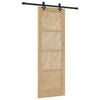 vidaXL Liukuovi ORKDAL Luonnollinen 73,5 x 211 cm T&auml;ysi m&auml;nty
