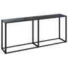 vidaXL Konsolip&ouml;yt&auml; musta 180x35x75,5 cm karkaistu lasi