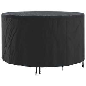 vidaXL Huonekalusuojus Musta 157 x 157 x 71 cm 600D Oxford-kangas