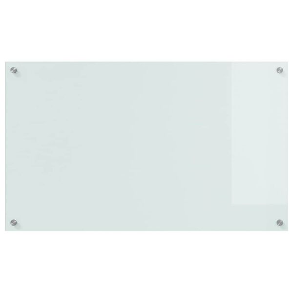 vidaXL Keittiön suojapaneeli 2 pcs Valkoinen 100 x 60 cm