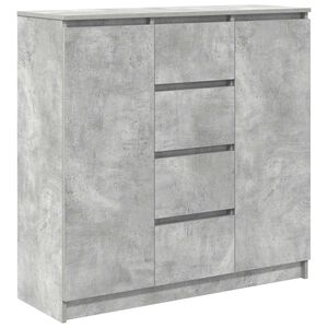 vidaXL Senkki laatikoilla betoninharmaa 100,5x35x98,5 cm tekninen puu