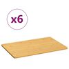 vidaXL Aamiaislaudat 6 kpl 35x23x0,8 cm bambu