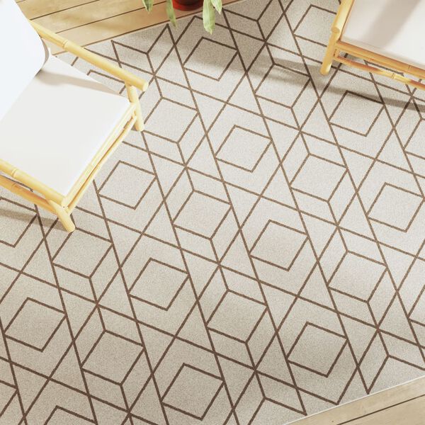 vidaXL Sisä-/ulkomatto lyhyt nukka monivärinen 190x300 cm liukumaton