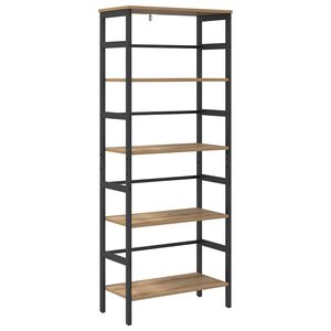 vidaXL Kirjahylly 4 tasoa 60 x 29,5 x 149 cm Tekninen puu