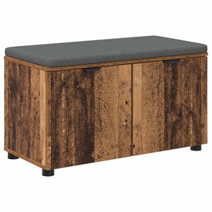 vidaXL Halli penkki Vanha puu 80 x 38 x 46 cm Insin&ouml;&ouml;ripuu ja kangas