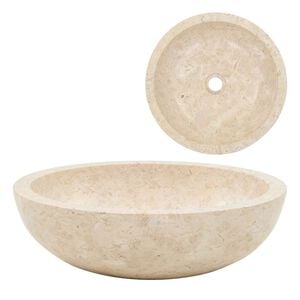 vidaXL Pesuallas marmori 40x12 cm kerma