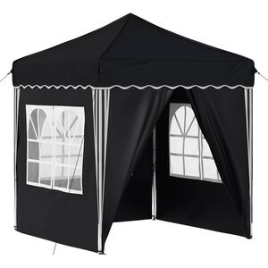 vidaXL Pop-up Juhlateltta 195 x 195 x 245 cm Antrasiitti Oxford-kangas