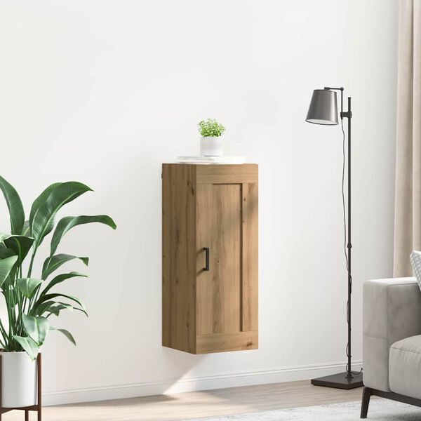 vidaXL Sein&auml;kaappi Artisan tammi 34,5 x 34 x 90 cm Tekninen puu