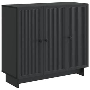 vidaXL Sivup&ouml;yt&auml; Musta 89 x 34,5 x 80 cm Tekninen puu
