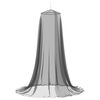 vidaXL Hyttysverkko s&auml;ngylle 156 mesh Musta ⌀56 x 220 cm Polyesteri