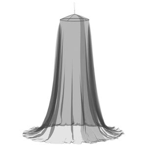vidaXL Hyttysverkko s&auml;ngylle 156 mesh Musta ⌀56 x 220 cm Polyesteri