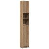 vidaXL Kylpyhuoneen kaappi Artisan Oak 32x25,5x190 cm Puu