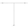 vidaXL Sis&auml;&auml;nkelattava markiisi LED/tuulisensori 300x250cm kerma